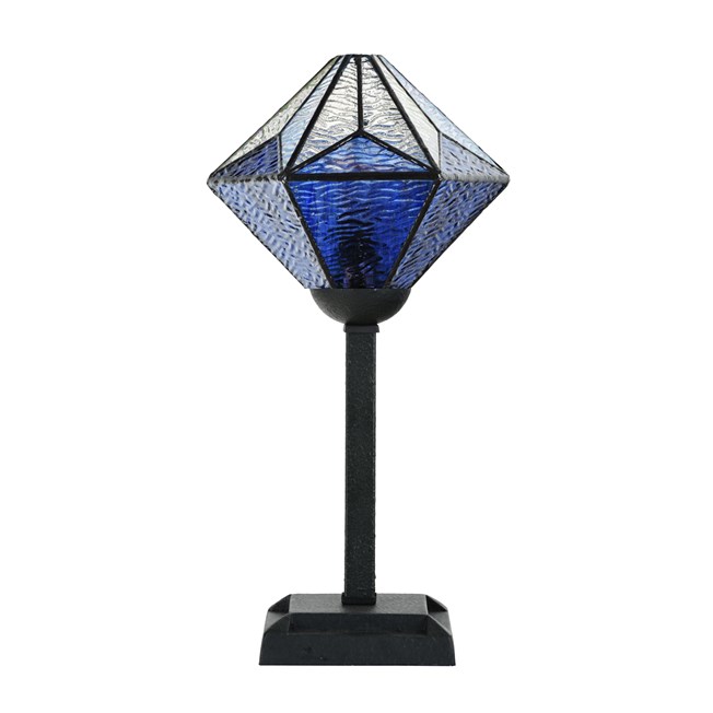Tiffany Tafellamp Akira Blue - Uit
