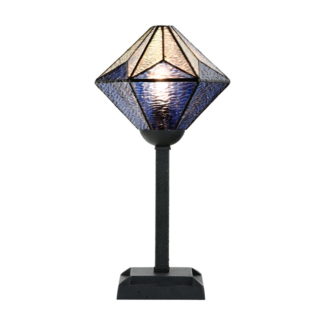 Tiffany Table Lamp Akira Blue - On
