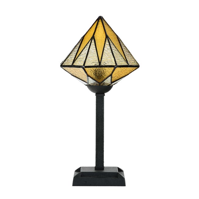 Tiffany Table Lamp Aiko Yellow - Off