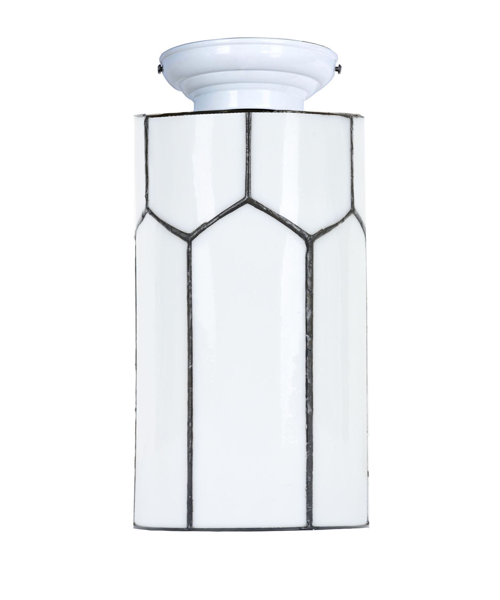 Tiffany Ceiling Lamp white with Gatsby