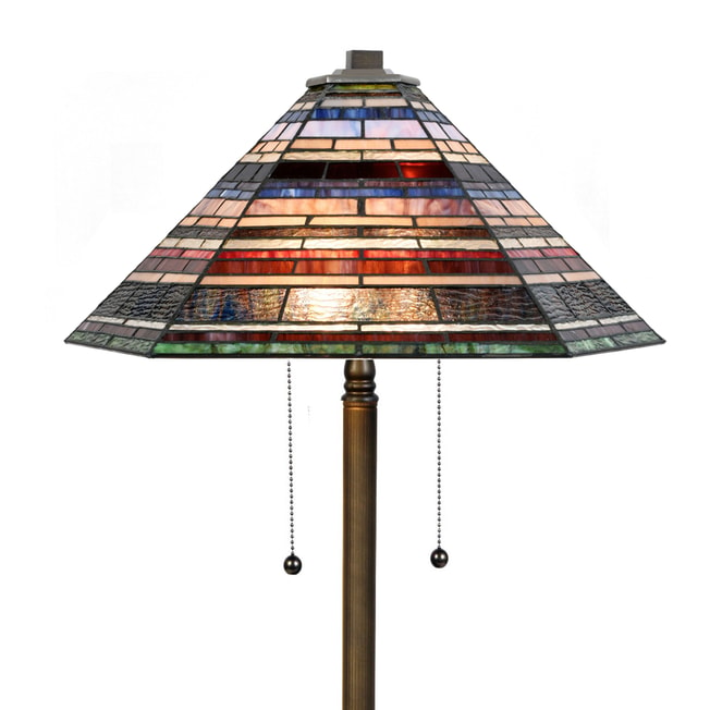 Tiffany Floor Lamp Industrial