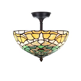 Tiffany Extended Ceiling Lamp Campanula