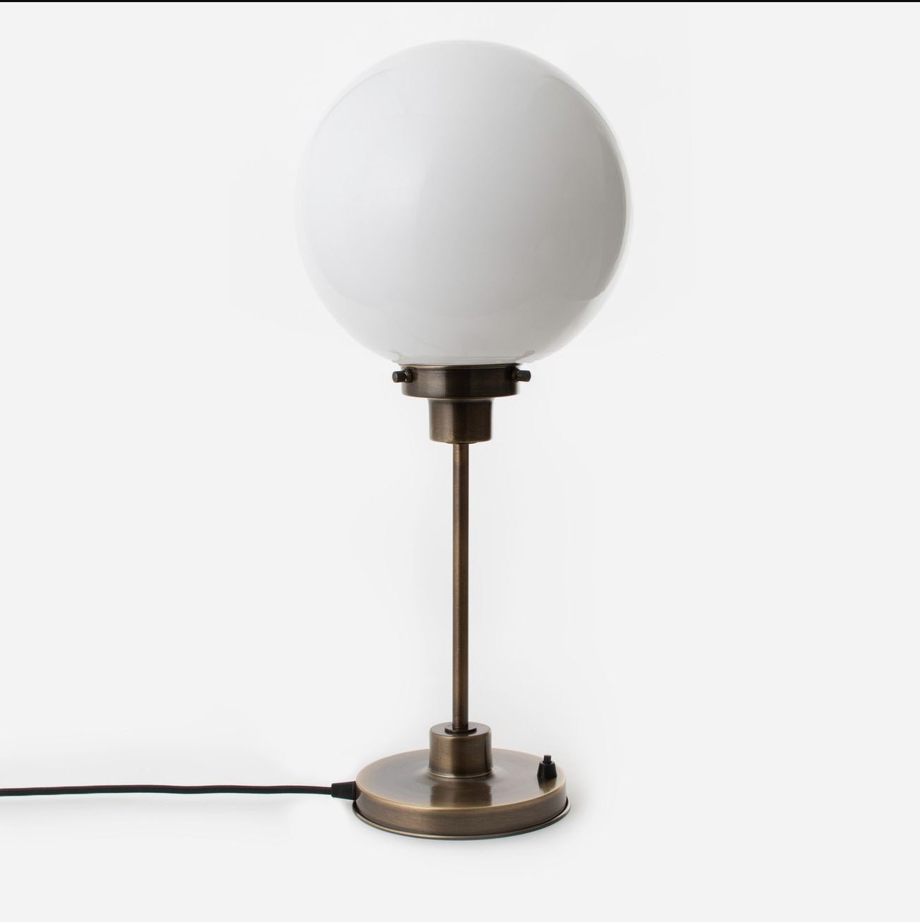 Lampe de Table mince Globe Ø 25 20's Bronze