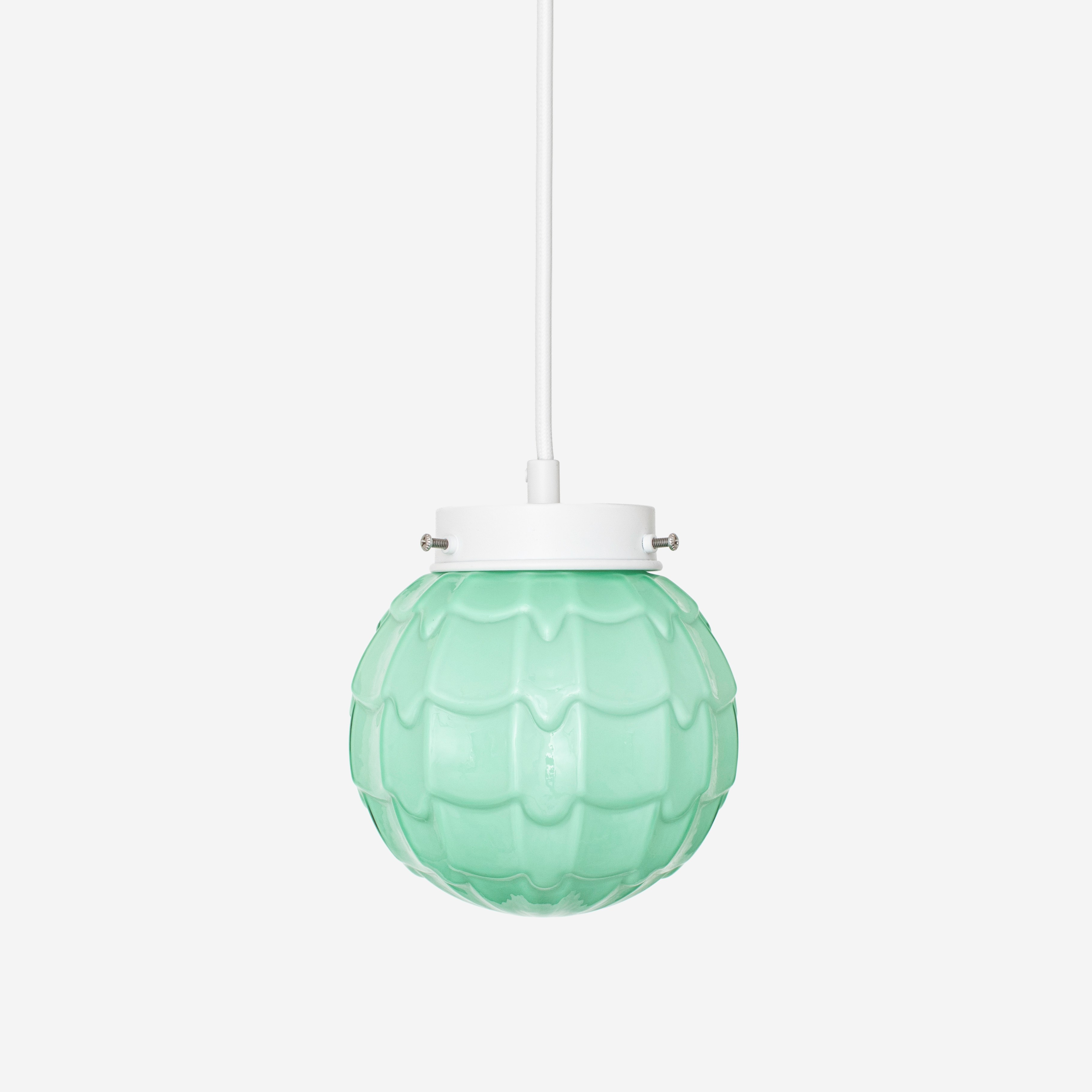 Artichoke Mint Retro Pendelleuchte mit Kabel