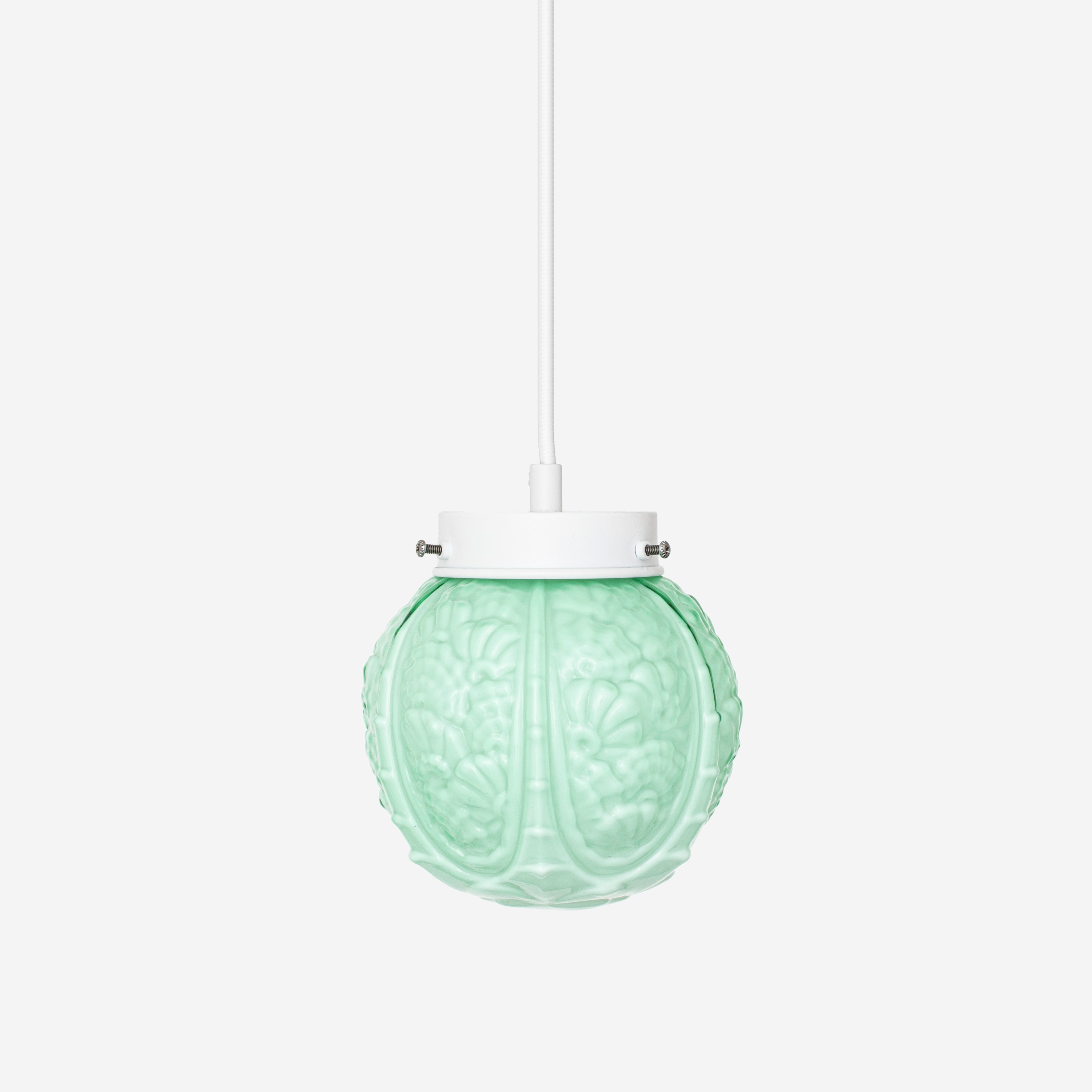 Guimard Flower Mint Retro Pendelleuchte mit Kabel