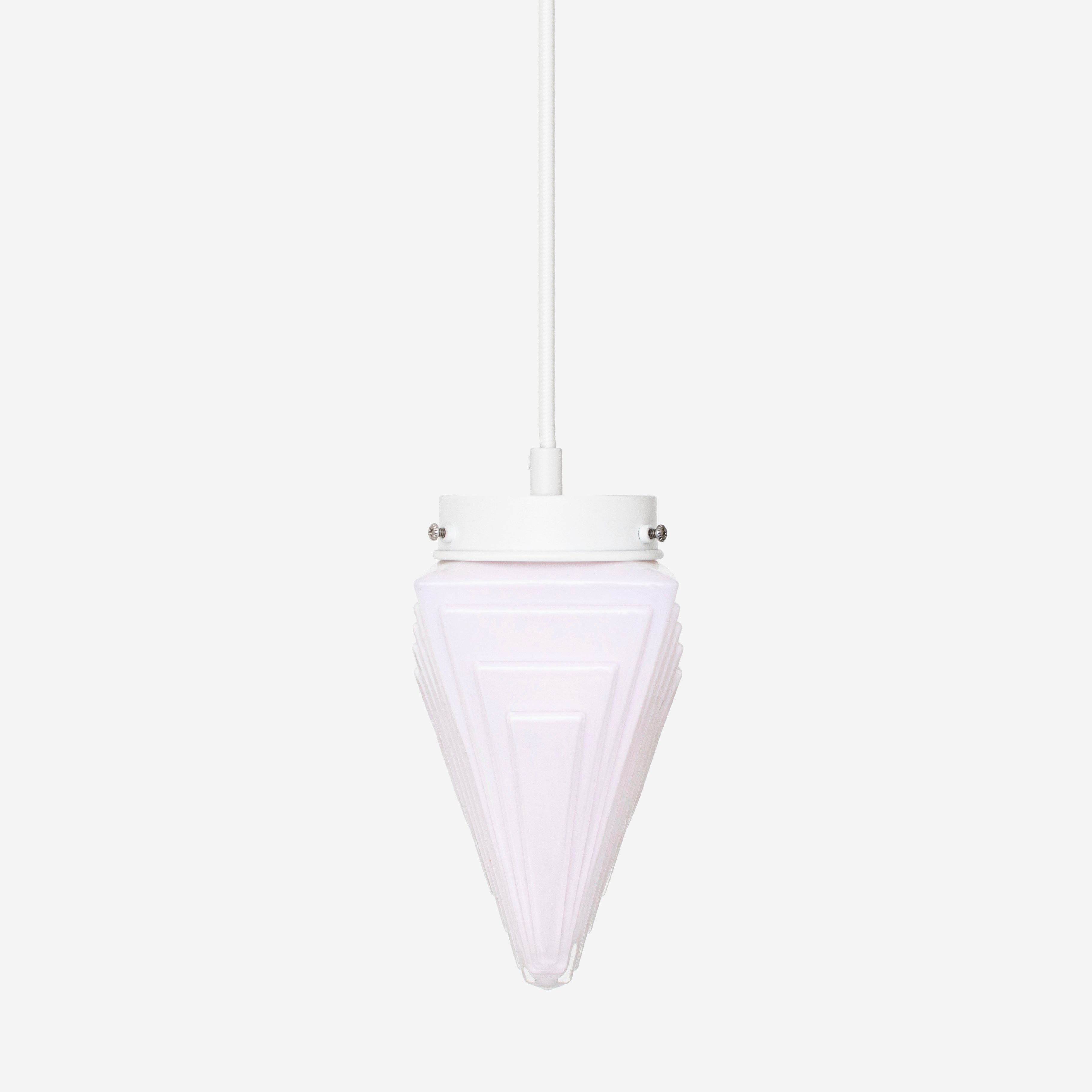 Finisterre Blush Retro Pendelleuchte mit Kabel