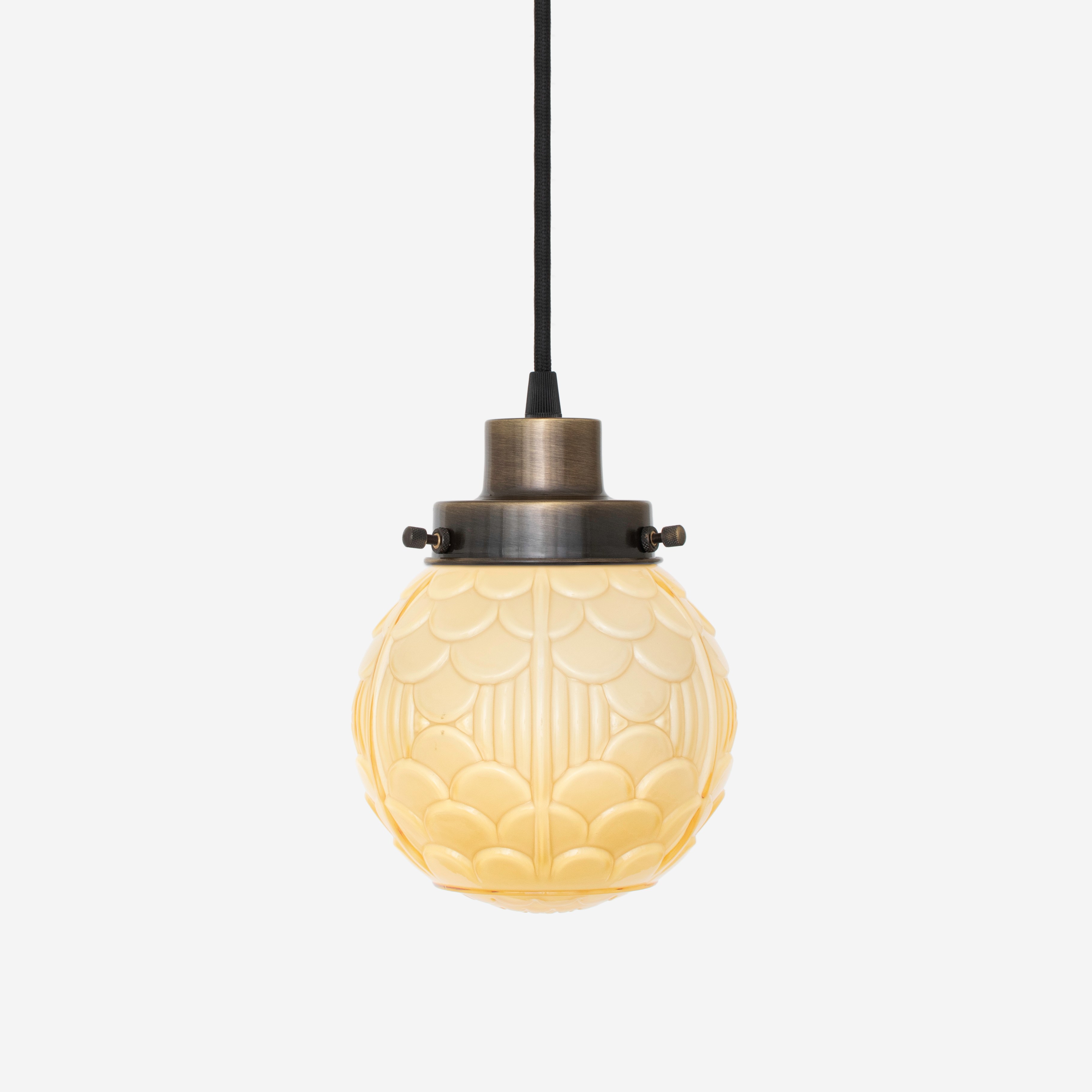 Pendelleuchte mit Kabel, Arcade Sunny 20er Jahre, Bronze