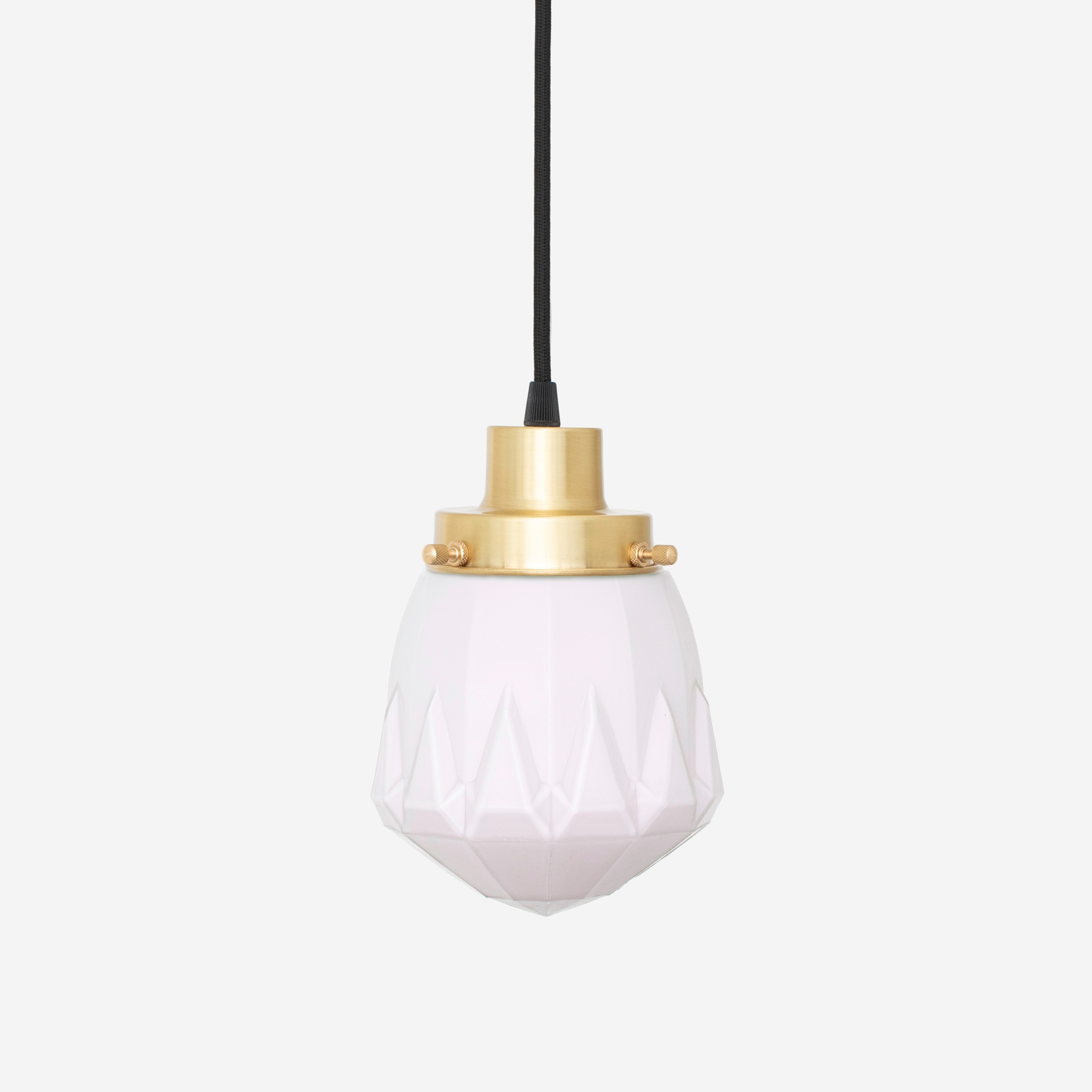 Hängelampe am Kabel Rocket Blush 20's Messing