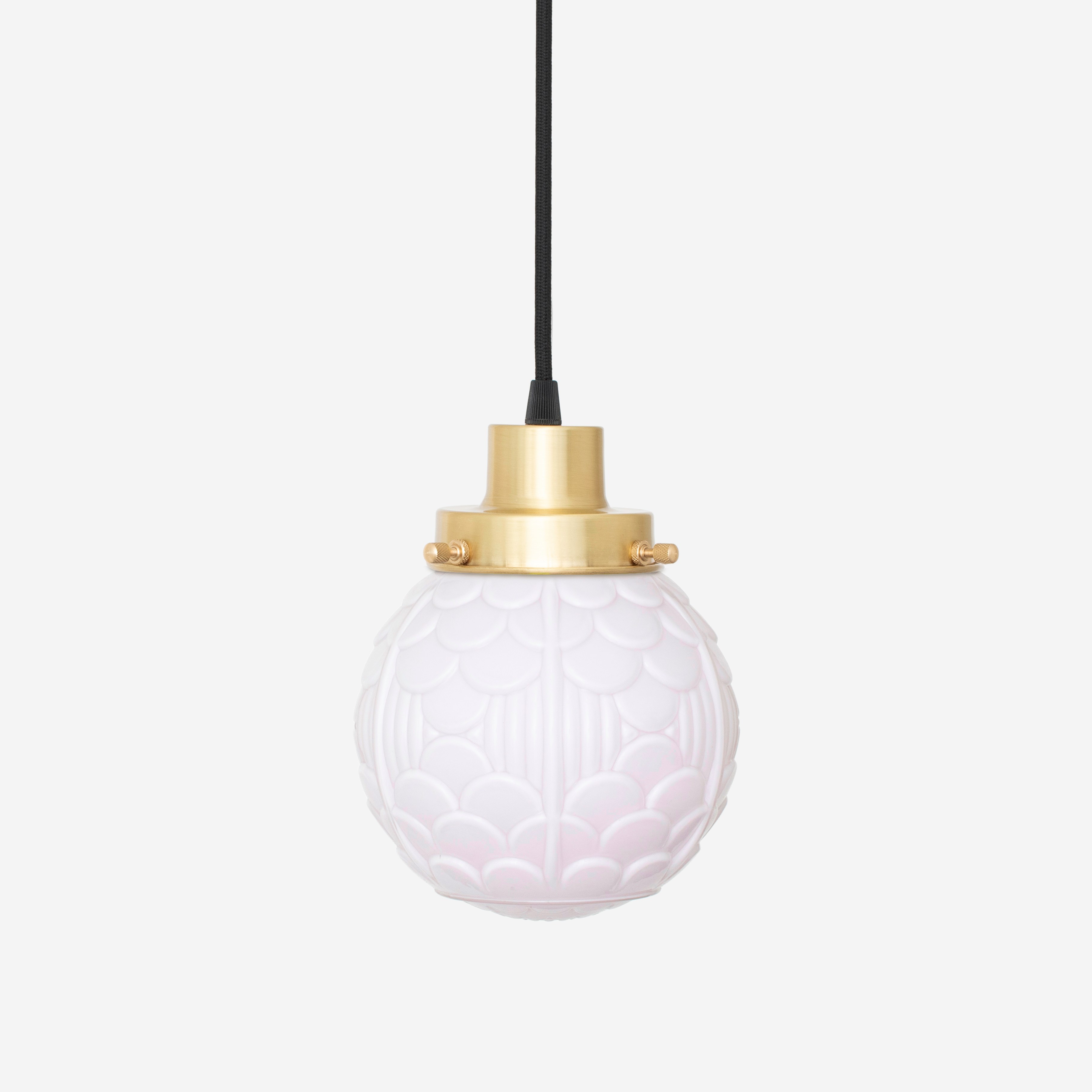 Hängelampe am Kabel Arcade Blush 20's Messing