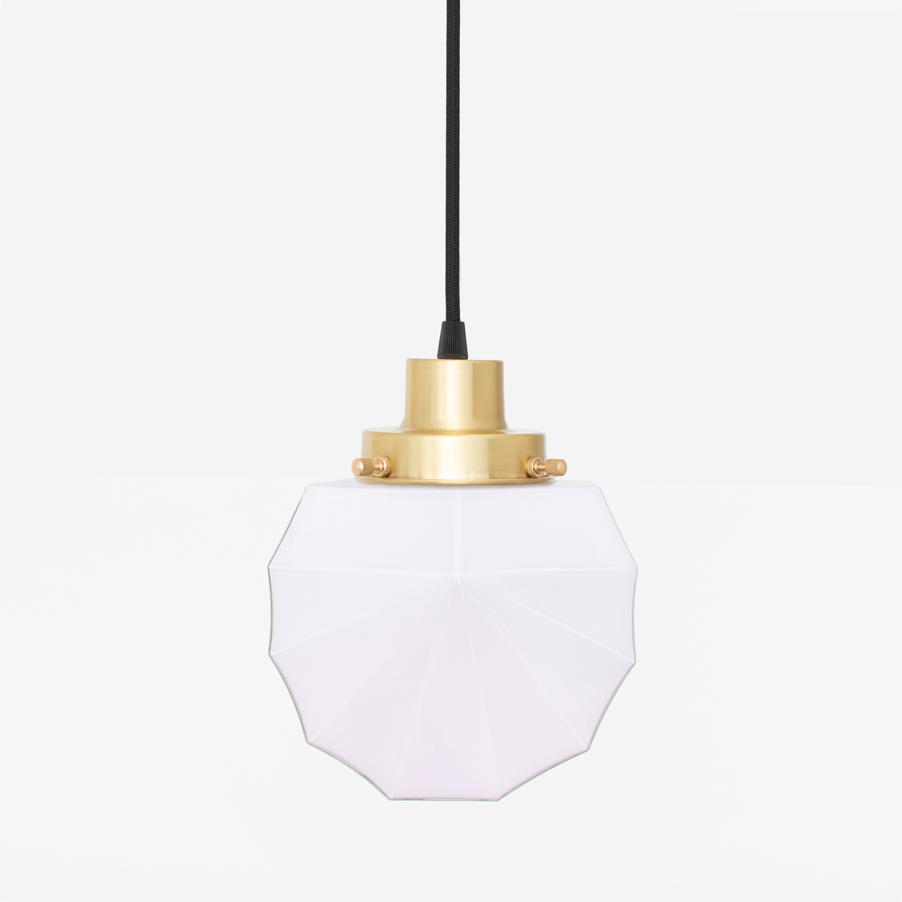 Hängelampe am Kabel Johanna Blush 20's Messing