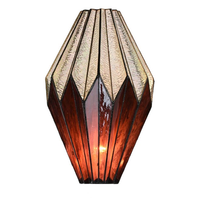 Seperate Glass Lampshade Tiffany Origami - On Floor Lamp