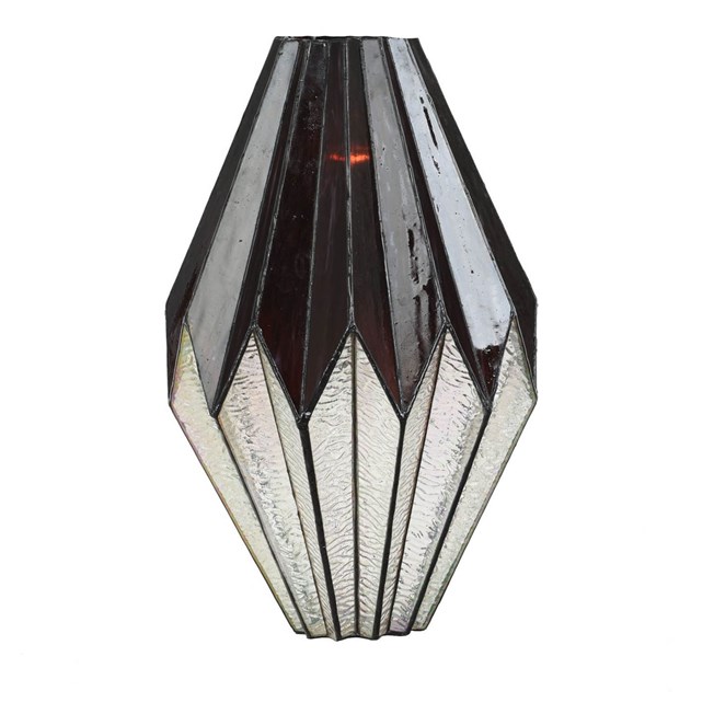 Glasschirm Tiffany Origami - Aus Hängeleuchte