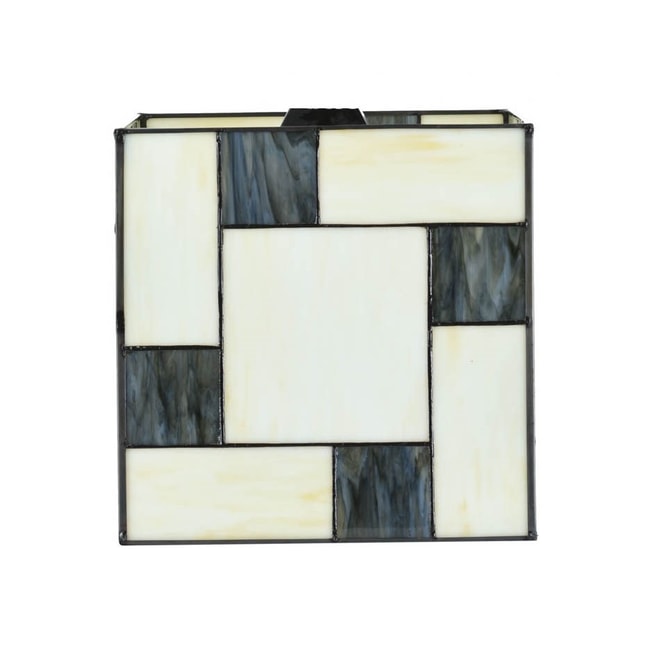 Glasschirm Tiffany Mondrian Cubic - Aus Hängeleuchte