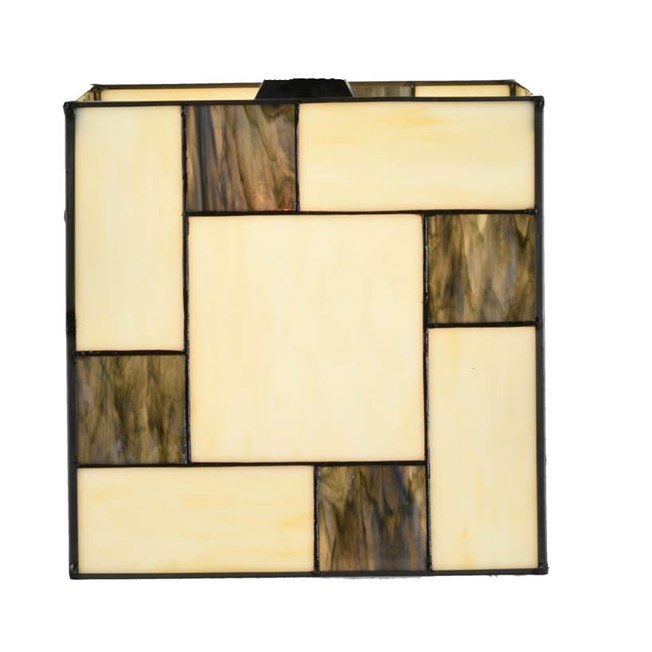 Seperate Glass Lampshade Mondrian Cubic - On Ceiling Lamp