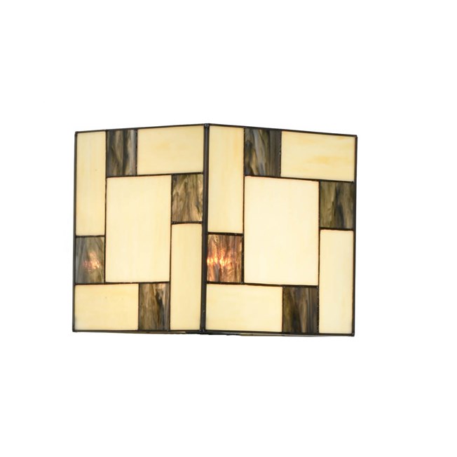 Seperate Glass Lampshade Mondrian Cubic - On Floor Lamp