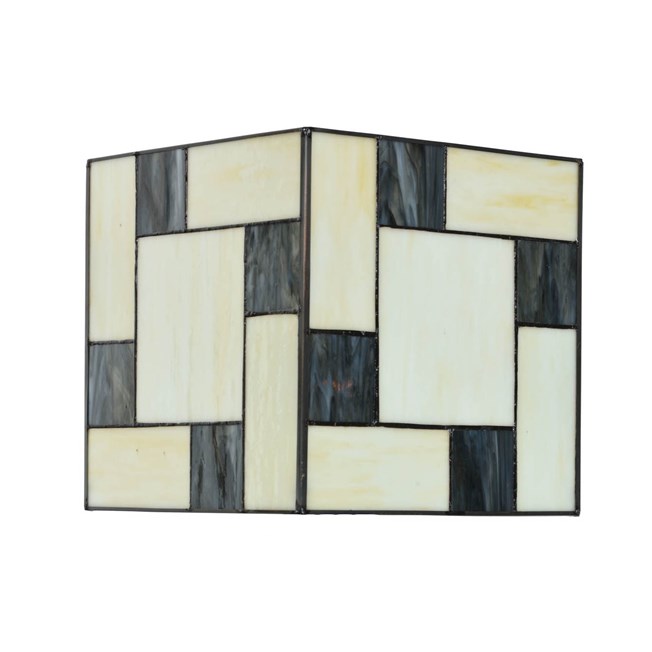 Seperate Glass Lampshade Mondrian Cubic - Off Floor Lamp