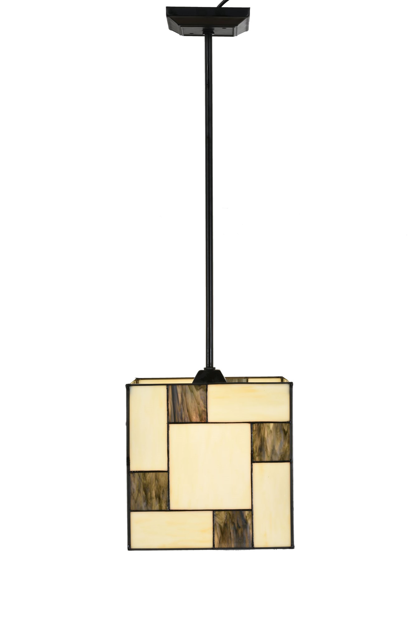 Tiffany Hanglamp Mondriaan - aan