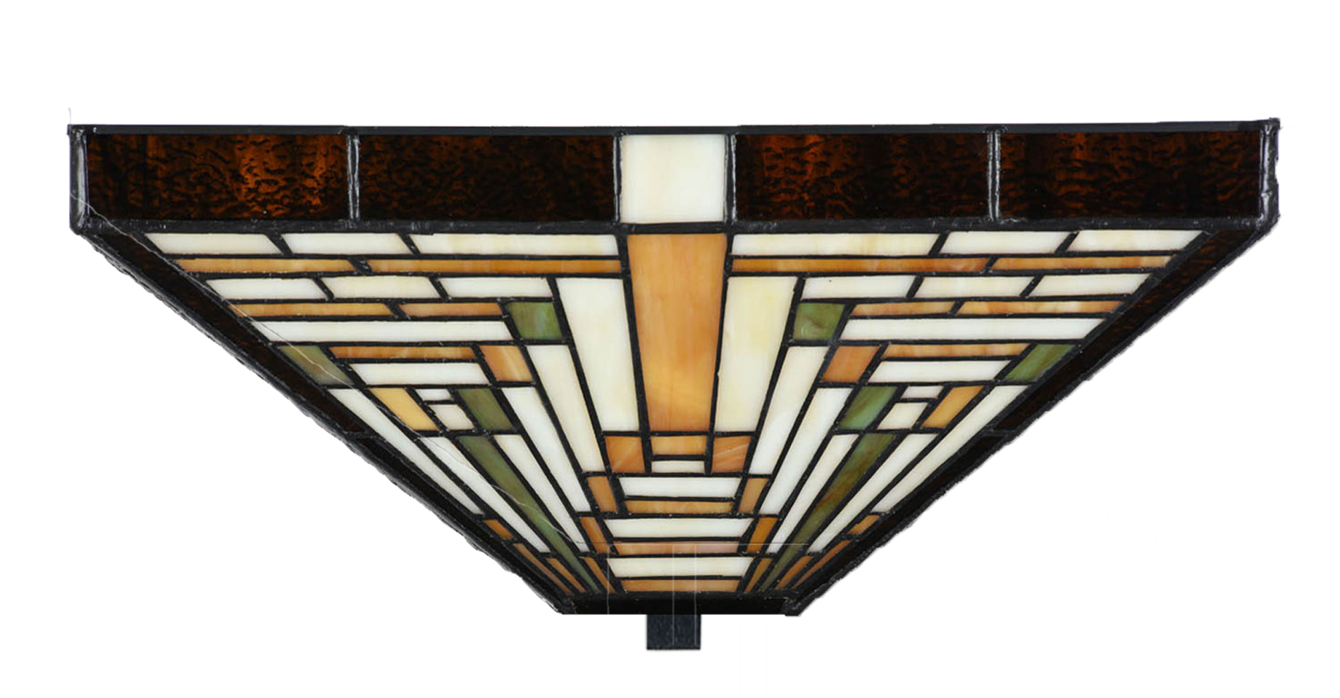 Tiffany Ceiling Lamp Rising Sun