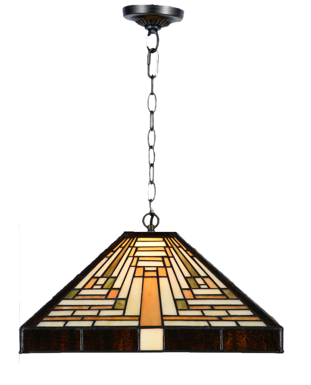 Tiffany Hängeleuchte Rising Sun - an