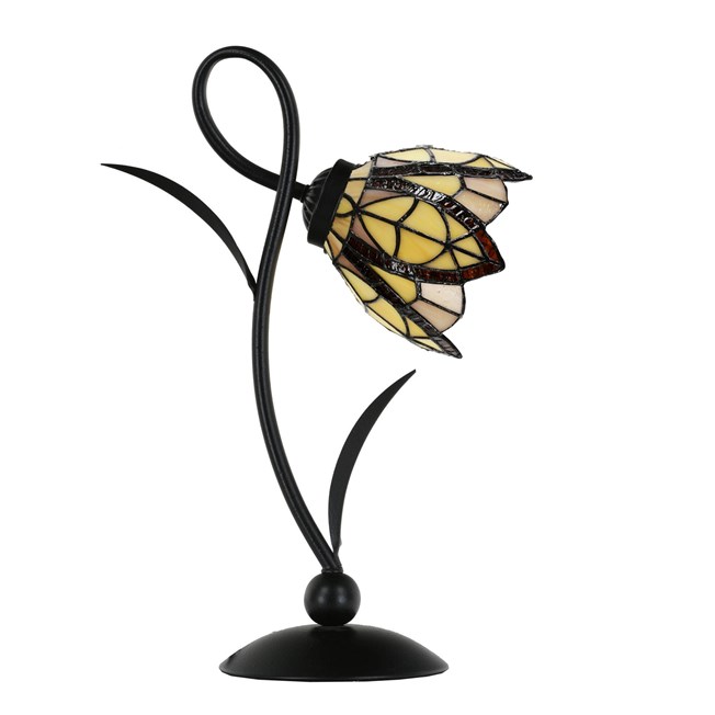 Tiffany Table Lamp Lovely Flow Souplesse small - off