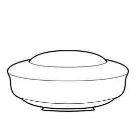 Glass Lampshade Saucer