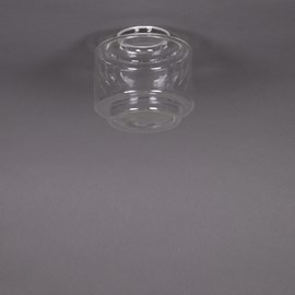 Glass Lampshade Stepped Cylinder Small Helder