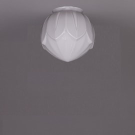 Glass shade Lotus