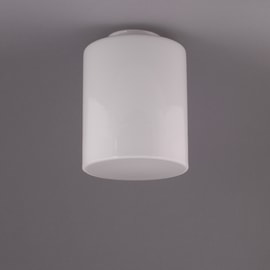 Glass Lampshade Sleek Cylinder