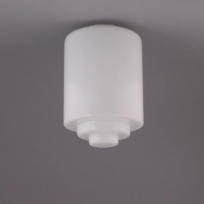 Glass Lampshade Stepped Cylinder