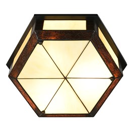 Tiffany Ceiling Lamp Geometric 