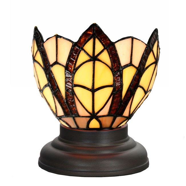 Tiffany Low Table Lamp Flow Souplesse Small