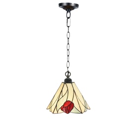 Tiffany Lampe Suspendue Tulip avec Chaîne 