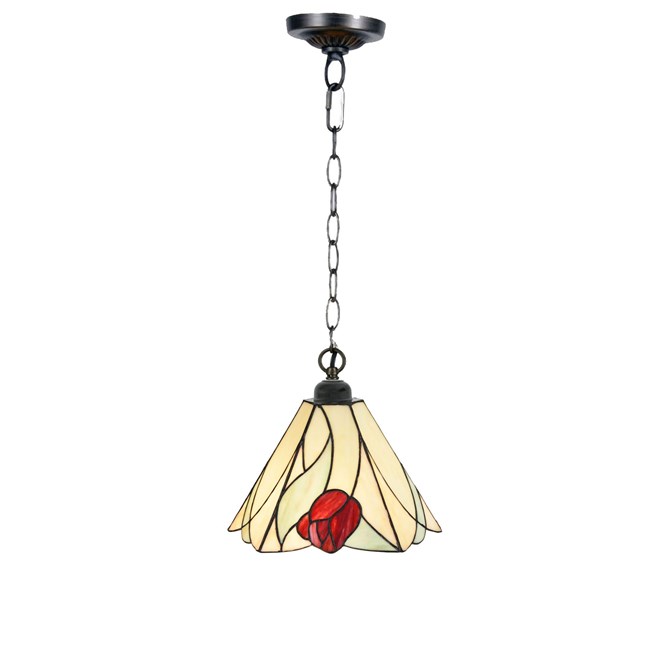 Tiffany Pendant Lamp Tulip with Chain 