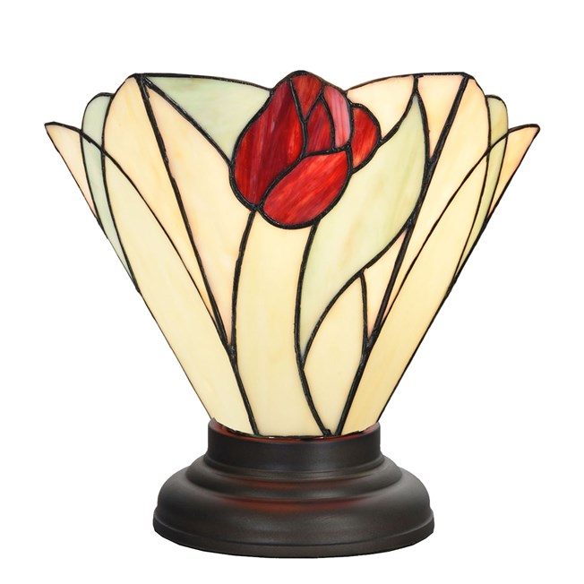 Laag Tiffany Tafellampje Tulip
