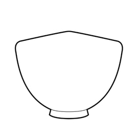 Glass Lampshade School Globe Large