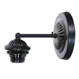 Wall Lamp Fixture in black E27 