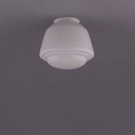 Glass Lampshade High Button