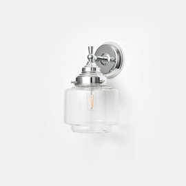 Wandlamp Getrapte Cilinder Small Helder Royal Chroom