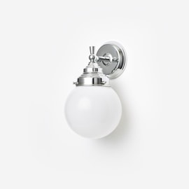 Wandlamp Bol Ø 15 Royal Chroom