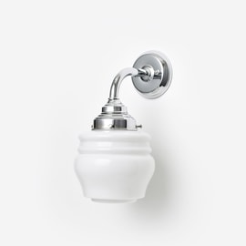 Wall Lamp Flower Bud Curve Chrome