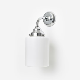 Wall Lamp Sleek Cylinder Curve Chrome