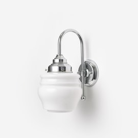 Wall Lamp Flower Bud Meander Chrome