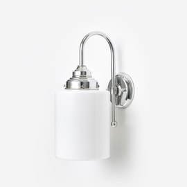 Applique Murale Sleek Cylinder Meander Chrome