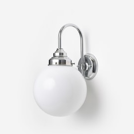 Applique Murale Globe Ø 20 Meander Chrome