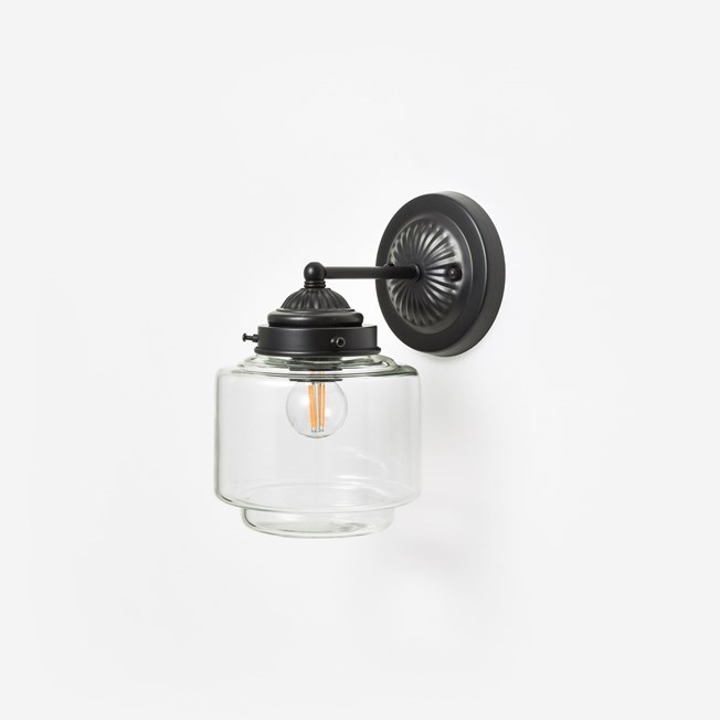Wall Lamp Stepped Cylinder Small Clear Moonlight