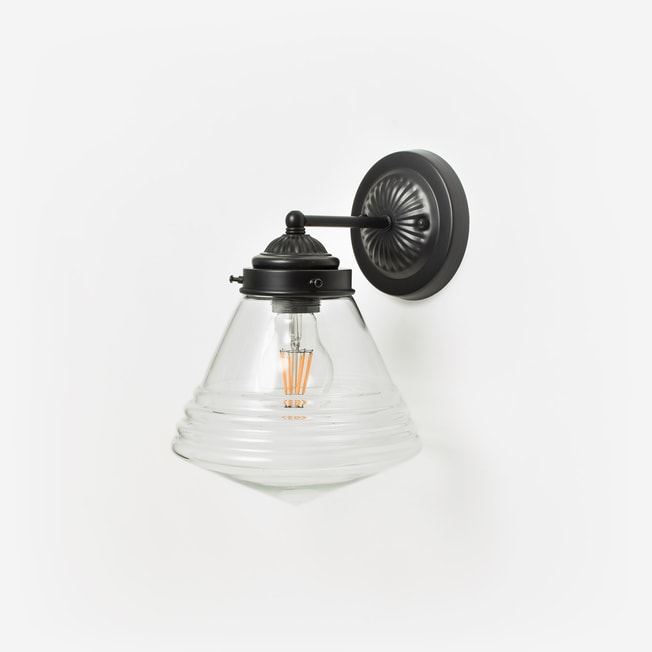 Wandlamp Luxe School Small Helder Moonlight