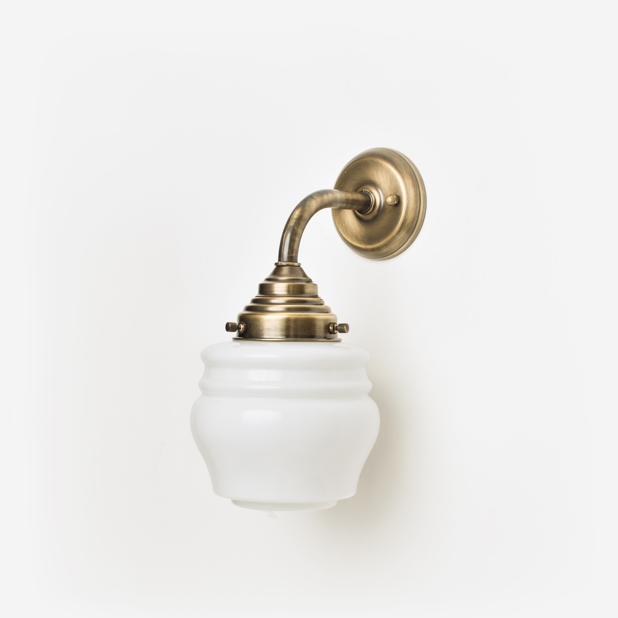 Applique Murale Flower bud Curve Bronze