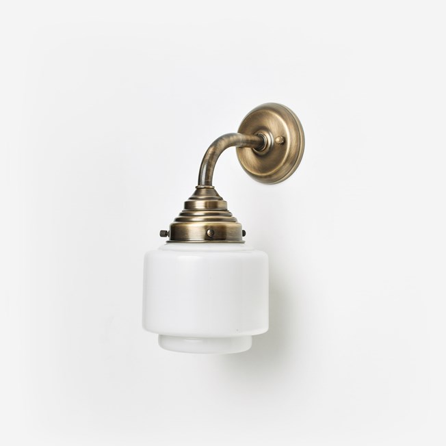 Wall Lamp Stepped Cylinder Small Curve Bronze