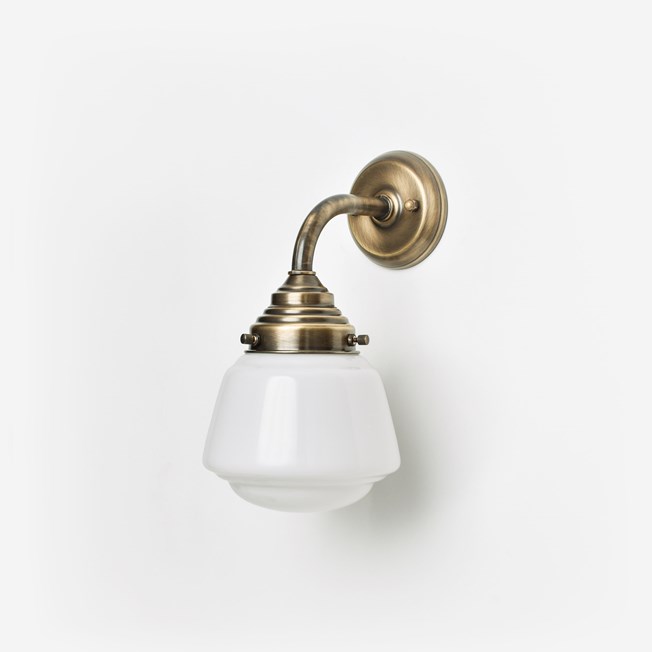 Wall Lamp High Button Curve Bronze