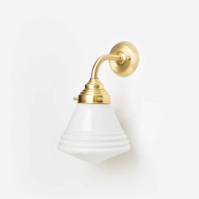 Wall Lamp Luxurious School Small Curve Brass